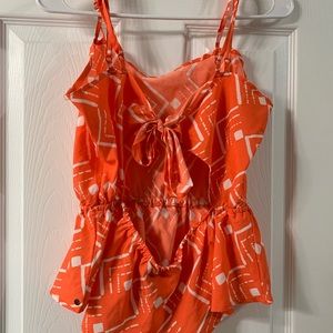 O’Neil open back tie top